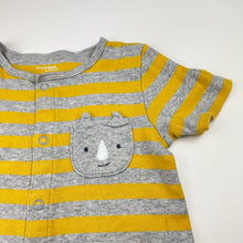 Load image into Gallery viewer, Boys Carters, soft cotton romper, rhino, FUC, size 2,  