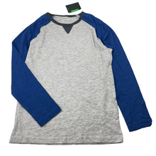 Load image into Gallery viewer, Boys Emerson, blue &amp; grey long sleeve tee / top, NEW, size 8,  