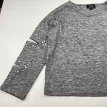 Load image into Gallery viewer, Girls Bardot Junior, embellished knit long sleeve top, EUC, size 10,  