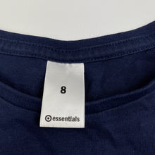 Load image into Gallery viewer, Boys Target, navy cotton long sleeve tee / top, EUC, size 8,  