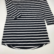 Load image into Gallery viewer, Girls Target, striped cotton long sleeve dress, NEW, size 8, L: 68cm