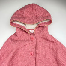 Load image into Gallery viewer, Girls Pumpkin Patch, pink woven poncho jacket, GUC, size 11-12,  