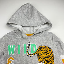 Load image into Gallery viewer, Girls Mango, fleece lined hoodie sweater, light mark back right sleeve, FUC, size 7,  