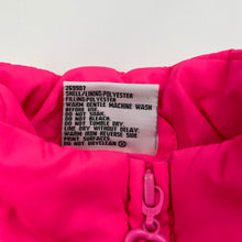 Load image into Gallery viewer, Girls Mango, neon pink puffer vest, EUC, size 3,  