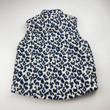 Load image into Gallery viewer, Girls Cotton On, animal print puffer vest / jacket, EUC, size 3,  