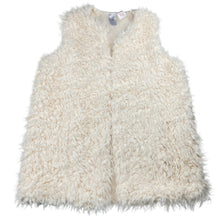 Load image into Gallery viewer, Girls Target, lined faux fur vest, 2 hook fasten, EUC, size 14,  