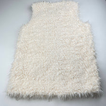 Load image into Gallery viewer, Girls Target, lined faux fur vest, 2 hook fasten, EUC, size 14,  