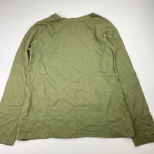 Load image into Gallery viewer, Girls Target, khaki cotton long sleeve tee / top, EUC, size 12,  
