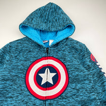 Load image into Gallery viewer, Boys Marvel, Avengers fleece lined zip hoodie sweater, FUC, size 5,  