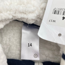 Load image into Gallery viewer, Girls Target, thick fleece zip hoodie sweater, NEW, size 14,  