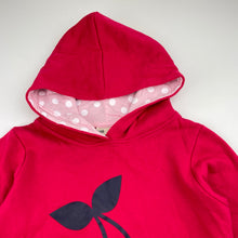 Load image into Gallery viewer, Girls Cotton On, fleece lined hoodie sweater, cherries, EUC, size 8,  