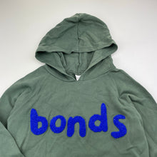Load image into Gallery viewer, Unisex Bonds, khaki hooded long sleeve top, EUC, size 6,  
