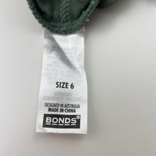 Load image into Gallery viewer, Unisex Bonds, khaki hooded long sleeve top, EUC, size 6,  