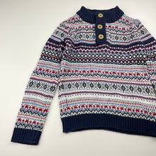 Load image into Gallery viewer, Boys Lupilu, cotton blend knitted sweater / jumper, EUC, size 5-6,  