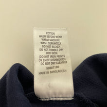 Load image into Gallery viewer, Unisex Target, navy cotton skivvy top, EUC, size 6,  