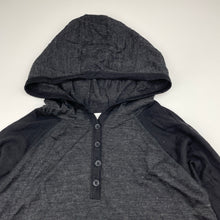 Load image into Gallery viewer, Boys Pumpkin Patch, wool blend lightweight knit hooded top, EUC, size 6,  