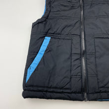 Load image into Gallery viewer, Boys H&amp;T, black &amp; blue puffer vest / jacket, EUC, size 3,  