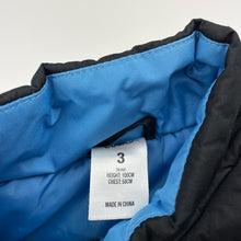 Load image into Gallery viewer, Boys H&amp;T, black &amp; blue puffer vest / jacket, EUC, size 3,  