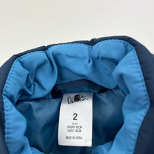 Load image into Gallery viewer, Boys H&amp;T, navy puffer vest / jacket, EUC, size 2,  