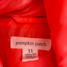 Load image into Gallery viewer, Girls Pumpkin Patch, quilted hooded vest / jacket, EUC, size 11,  