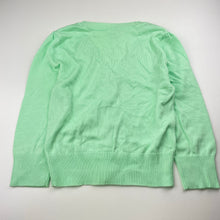 Load image into Gallery viewer, Girls Target, green lightweight knit 3/4 sleeve cardigan, EUC, size 12,  