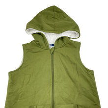 Load image into Gallery viewer, Boys L&amp;D, fleece lined hooded vest / sweater, GUC, size 8,  