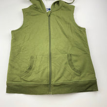 Load image into Gallery viewer, Boys L&amp;D, fleece lined hooded vest / sweater, GUC, size 8,  