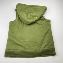 Load image into Gallery viewer, Boys L&amp;D, fleece lined hooded vest / sweater, GUC, size 8,  