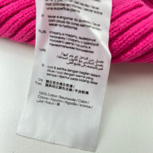 Load image into Gallery viewer, Girls Esprit, pink knitted cotton sweater / jumper, GUC, size 6-7,  