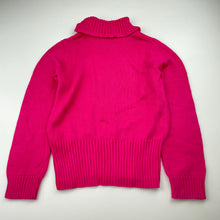 Load image into Gallery viewer, Girls Esprit, pink knitted cotton sweater / jumper, GUC, size 6-7,  