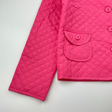 Load image into Gallery viewer, Girls Gymboree, quilted lightweight jacket, Sz: M, armpit to armpit: 39cm, shoulder to cuff: 47.5cm, EUC, size 8-9,  