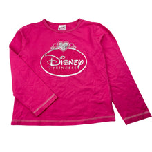 Load image into Gallery viewer, Girls Disney, Princess, stretchy long sleeve tee / top, GUC, size 7,  