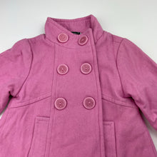 Load image into Gallery viewer, Girls Newberry, pink wool blend jacket / coat, EUC, size 1-2,  