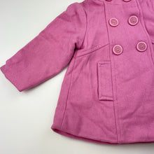 Load image into Gallery viewer, Girls Newberry, pink wool blend jacket / coat, EUC, size 1-2,  
