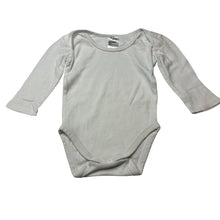 Load image into Gallery viewer, Unisex Anko, white cotton bodysuit / romper, GUC, size 00,  