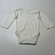 Load image into Gallery viewer, Unisex Anko, white cotton bodysuit / romper, GUC, size 00,  