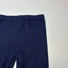 Load image into Gallery viewer, Girls Dymples, navy stretchy leggings / bottoms, EUC, size 2,  