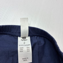 Load image into Gallery viewer, Girls Dymples, navy stretchy leggings / bottoms, EUC, size 2,  