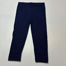 Load image into Gallery viewer, Girls Dymples, navy stretchy leggings / bottoms, EUC, size 2,  