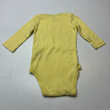 Load image into Gallery viewer, Girls Carters, yellow bodysuit / romper, elephant, GUC, size 000,  