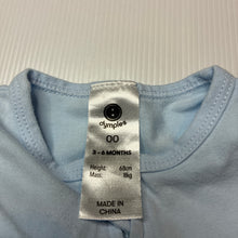 Load image into Gallery viewer, Unisex Dymples, stretchy zip coverall / romper, EUC, size 00,  