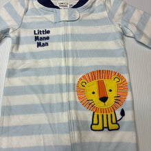Load image into Gallery viewer, Boys Babies R Us, soft cotton zip coverall / romper, EUC, size 0000,  