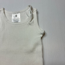 Load image into Gallery viewer, Unisex Target, ribbed organic cotton singlet top, GUC, size 0000,  