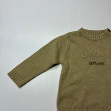 Load image into Gallery viewer, Unisex DKNY, knitted cotton sweater / jumper, GUC, size 1-2,  