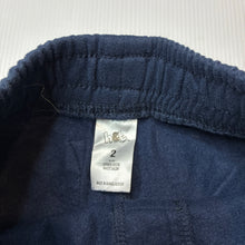Load image into Gallery viewer, Unisex H&amp;T, soft feel fleece lined casual pants, elasticated, Inside leg: 31.5cm, EUC, size 2,  