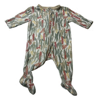 Load image into Gallery viewer, Girls Dymples, cotton zip coverall / romper, GUC, size 0000,  