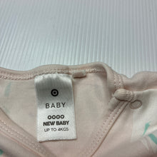 Load image into Gallery viewer, Girls Target, cotton bodysuit / romper, birds, EUC, size 0000,  