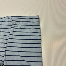 Load image into Gallery viewer, Unisex Anko, blue stripe stretchy leggings / bottoms, EUC, size 000,  