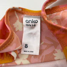 Load image into Gallery viewer, Girls Anko, floral swim one-piece, GUC, size 8,  
