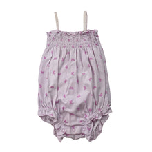 Load image into Gallery viewer, Girls Baby Berry, stretchy summer romper, butterflies, GUC, size 1,  
